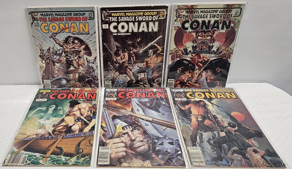 Savage Sword of Conan и графический роман Marvel No10: комплект Heartburst - Изображение 2 из 3
