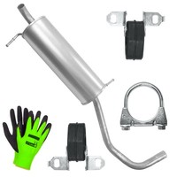 Auspuff EndschaldäMpfer Endtopf FüR Seat Ibiza 3 6L FließHeck 1.2 (2002-11/2005)