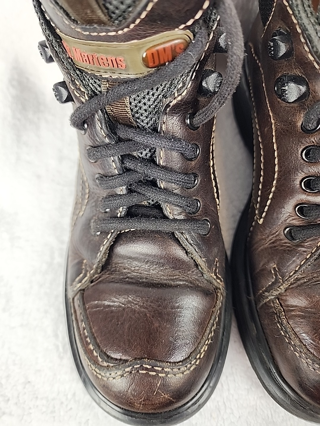 Vtg Doc Martens Chunky Ankle Boot Air Wair # AW004 Women's Size 6 US 5 Men Brown thumbnail 8