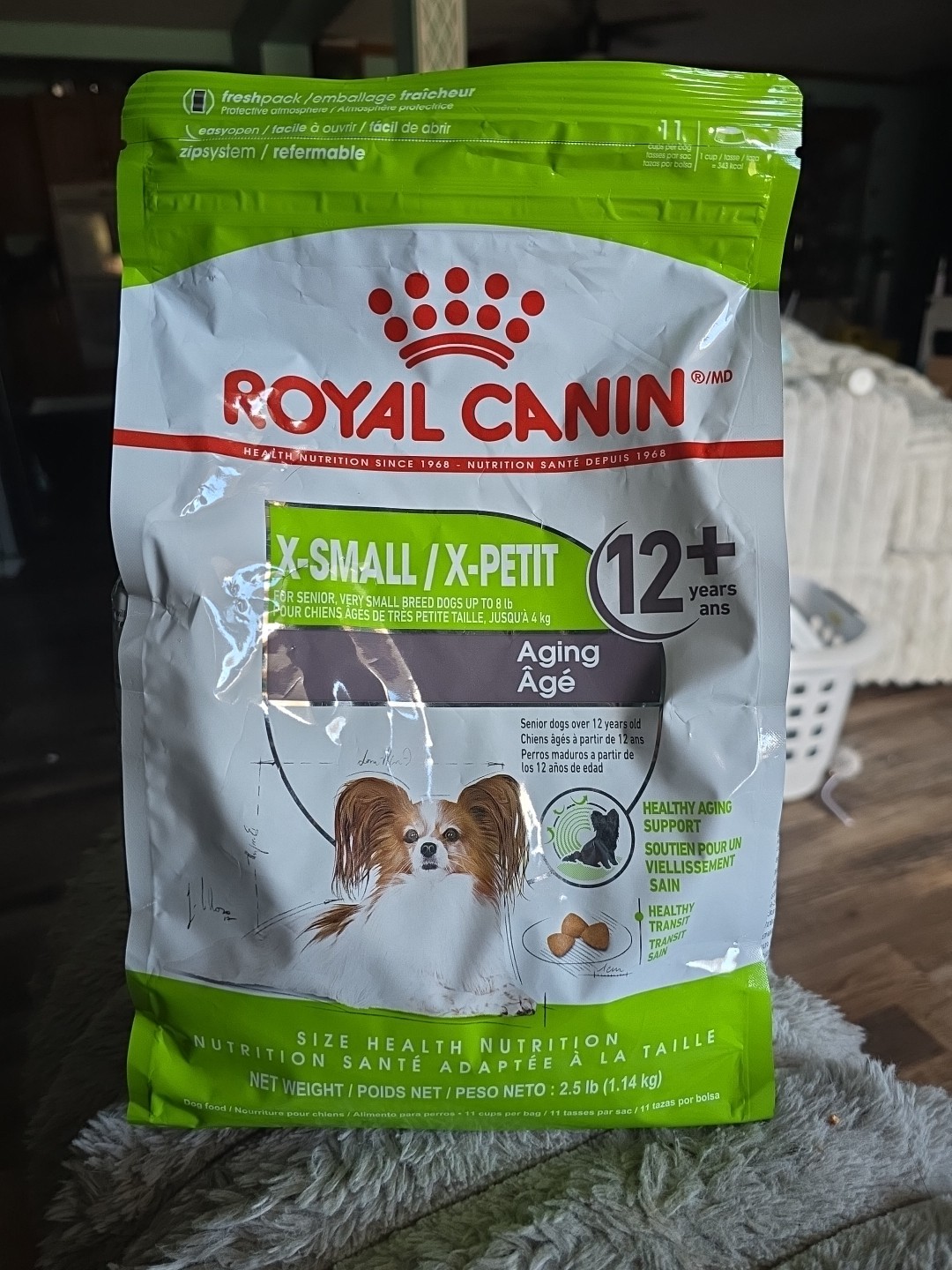 X-Small Adult Dry Dog Food, 2.5 lb bag BB  3/6/26