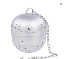 Boundless Voyage Titanium Tea Ball Infuser w/ Extended Chain Ti3207D