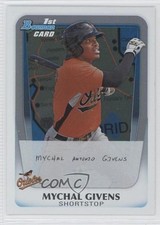 2011 Bowman Prospects International Mychal Givens #BP50 0a7