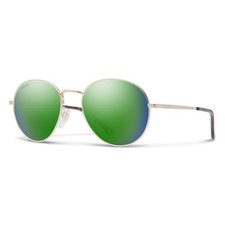 SMITH Prep Gold Polarized Green Mirror 53 mm Unisex Sunglasses