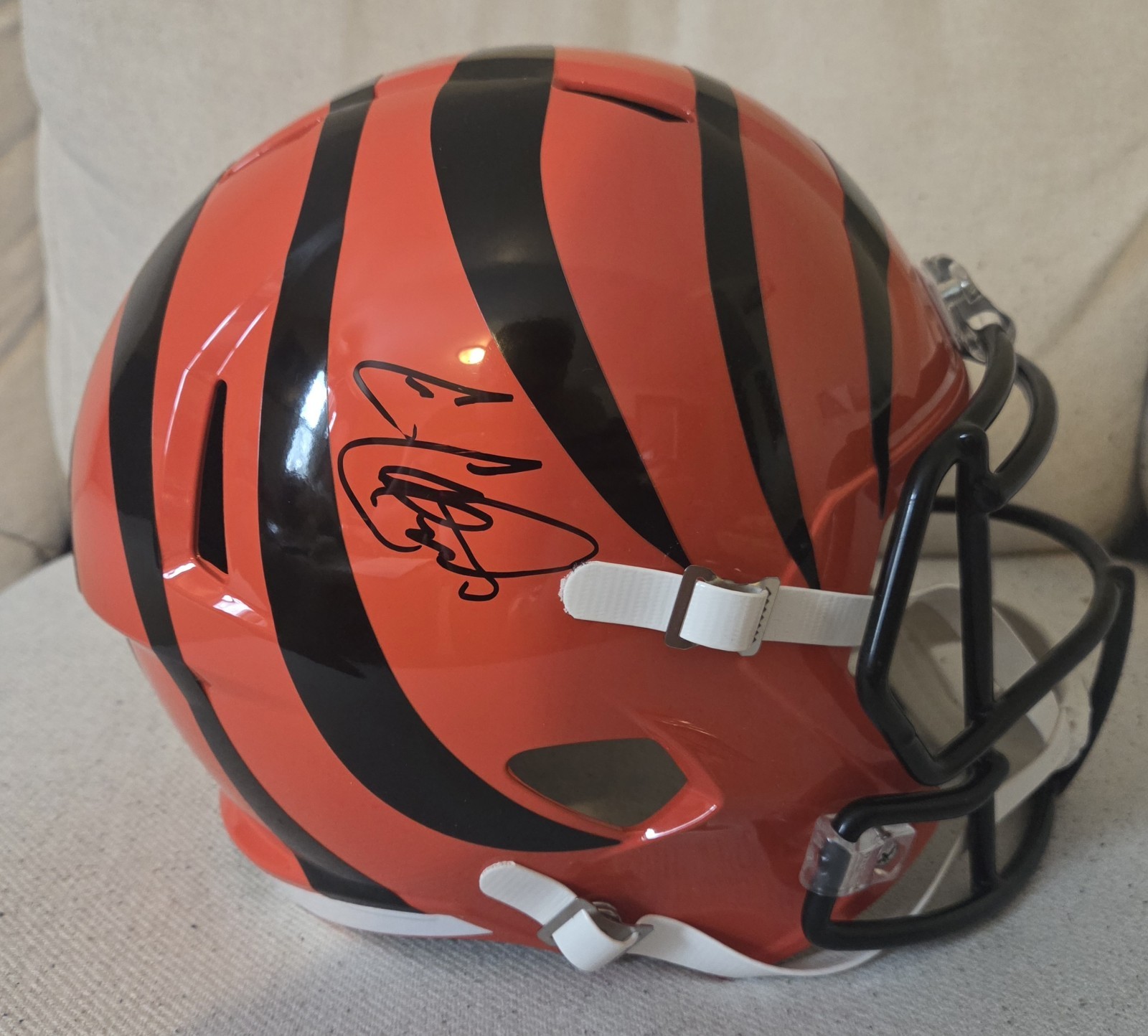 Cris Collinsworth Autographed Signed Cincinnati Bengals Full Size FS Helmet JSA 