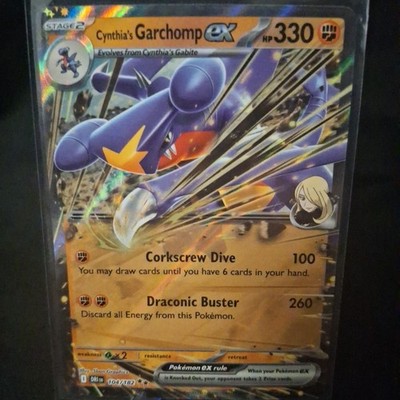 Cynthia's Garchomp ex 104/182 Sv10: Destined Rivals Holo Any 3 Free Ship 