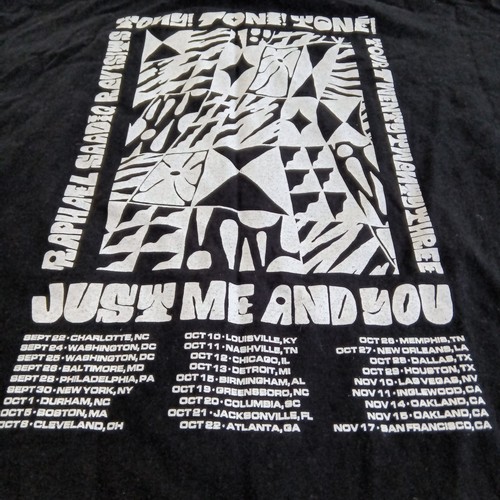 Tony Toni Tone Colorful Faces 2023 Tour Black T-Shirt Men's XXL Rap R&B Hip Hop - Picture 7 of 7