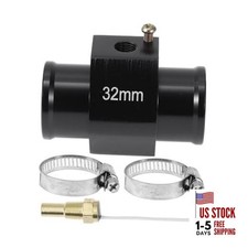 12/24V Universal Water Temp Sensor Kit, 1/8" NPT Black Adapter 200'F on - 32mm