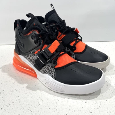 NIKE AIR FORCE 270 MAX SAFARI BLACK CRIMSON ORANGE WOLF GREY AH6772-004 - SZ 10 NIKE AIR FORCE 270 MAX SAFARI BLACK CRIMSON ORANGE WOLF GREY  main image 2
