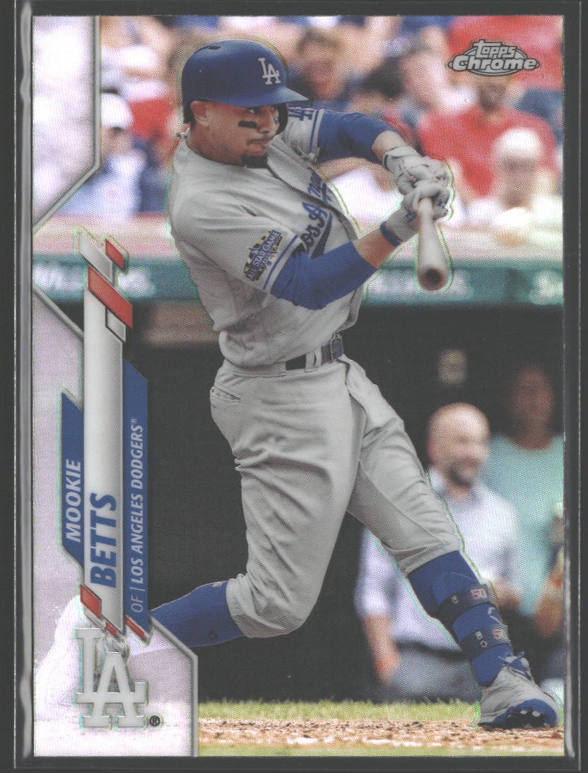 2020 Topps Chrome #100 Mookie Betts Refractor