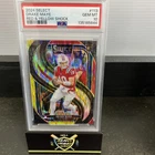 2024 Panini Select - Premier Level Drake Maye #113 Red & Yellow Shock Prizm (RC)