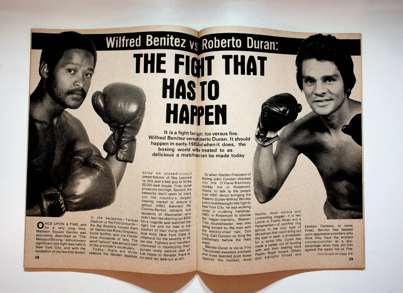 1982 February International Boxing Magazine Sugar Ray Leonard Duran Benitez Sims - 画像4/7