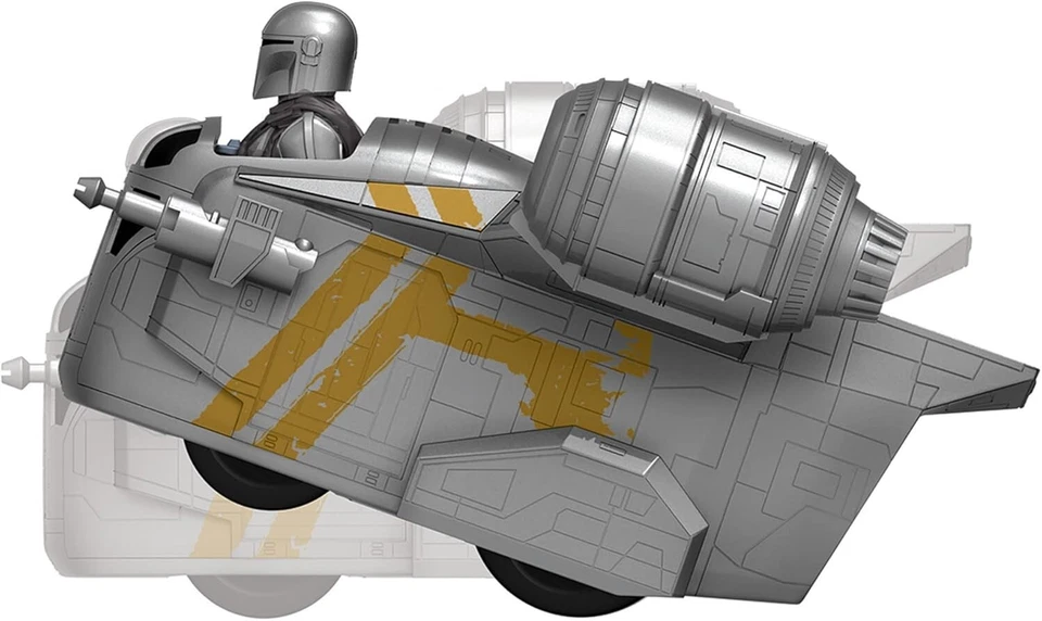 Star Wars - The Mandalorian 9" Control Remoto Cresta de Navaja, Vehículo R/C, Niños Foto 3 de 4
