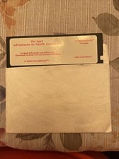 Commodore 64 The Spy’s Adventures In North America 1986 C64 5.25" floppy disk image