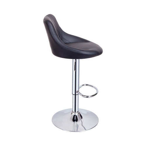 2PCS Bar Stools Gas Lift Swivel Stool Pub Club Cafe Breakfast Chair Faux Leather - Picture 109 of 217