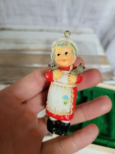 Hallmark Mr Mrs Santa 1981 Claus vintage ornament set mice - Imagen 5 de 6