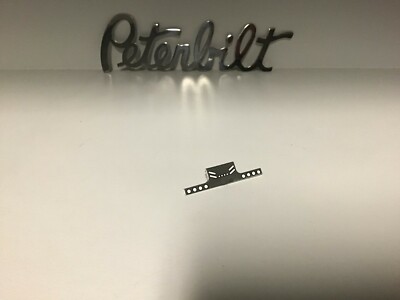 ALL CHROME DCP 1/64 PETERBILT TAIL PIECE W/ 4 WHITE LIGHTS EACH SIDE 8 CENTER
