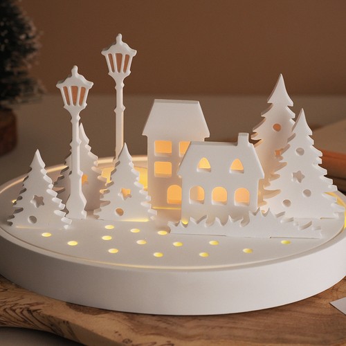 3D House Candle Holder Silicone Mold Casting Expoxy Resin Mould Making Tool - Picture 9 of 12