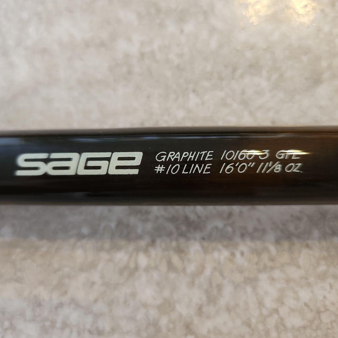 ロッド Sage Graphite 10160-3 GFL Sage Graphite 3 GFL 10160-3 16′ 3 Piece Salmon Fly Rod #10 With Bag