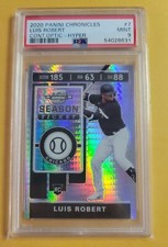 2020 Chronicles Luis Robert #7 Contenders Optic Hyper Prizm /299 Rookie PSA 9 