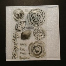 Close To My Heart CTMH My Acrylix Love Blooms C1511 New Stamp Set