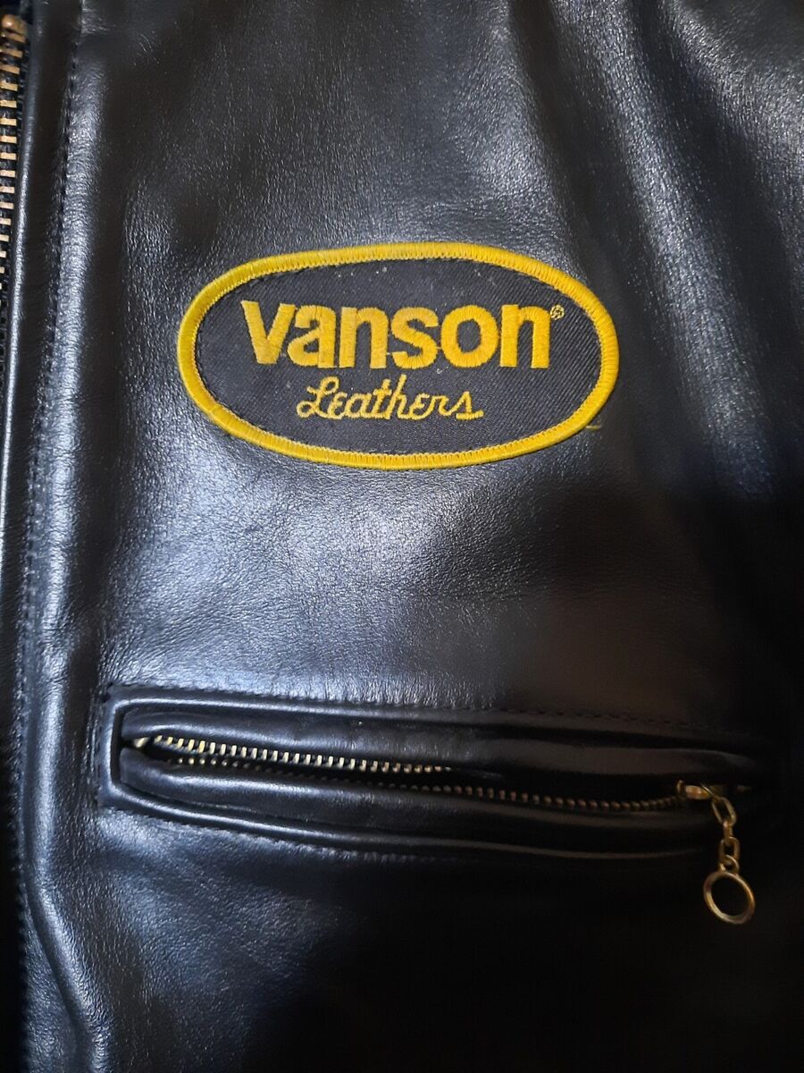 Vanson leather motorcycle Film jacket Easy Rider 42 L men Vanson leather motorcycle Film jacket Easy Rider 42 L men
