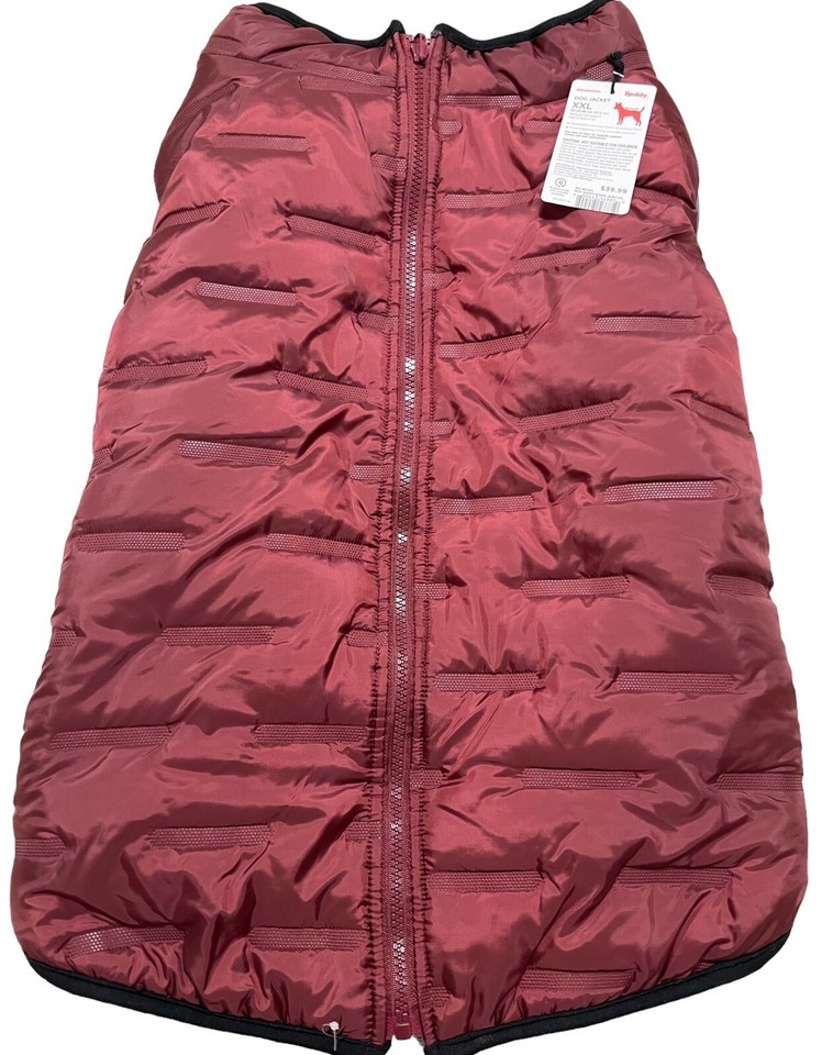 Reddy Dog Jacket Reversible Size XXL 2225" Camo Burgundy Full Zip Soft