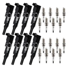 UF601 8pcs Ignition Coil and 16pcs Spark Plug For 2011-2013 Ram 1500 4.7L V8