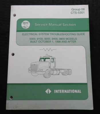 International NAVISTAR 5000 9100 9200 9400 9900 Lkw Elc Troubleshooting Manuell
