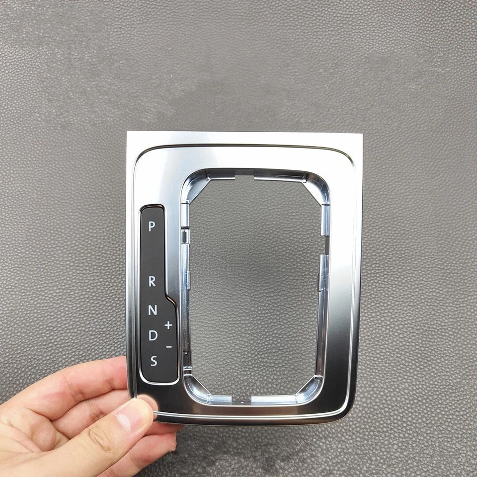 Base de panel de perilla de cambio de marchas cromada para VW 2013-2017 CC Foto 2 de 2