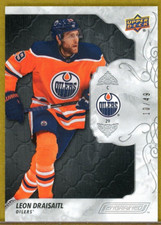 2019-20 Upper Deck Engrained Ebony #5 Leon Draisaitl /49 - Edmonton Oilers