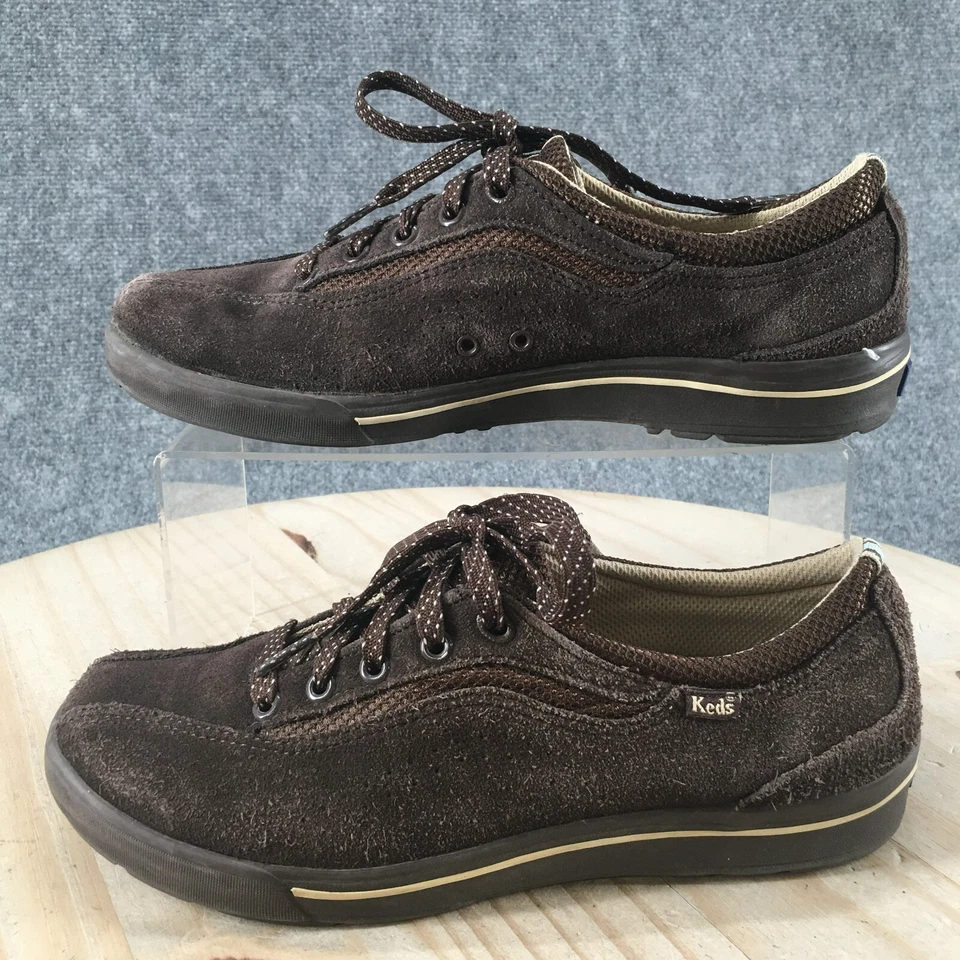 Keds Shoes Womens 7.5 Walking Sneakers Brown Suede Round Toe Low Top WH-27840M - Image 2 of 4