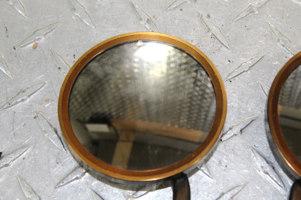 1992 YAMAHA VMAX 1200 VMX1200 AFTERMARKET RIGHT LEFT SIDE REAR VIEW MIRROR - Image 4 of 4