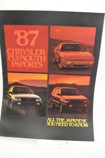 1987 Chrysler-Plymouth Imports All The Japanese Dealership Color Sales Brochure
