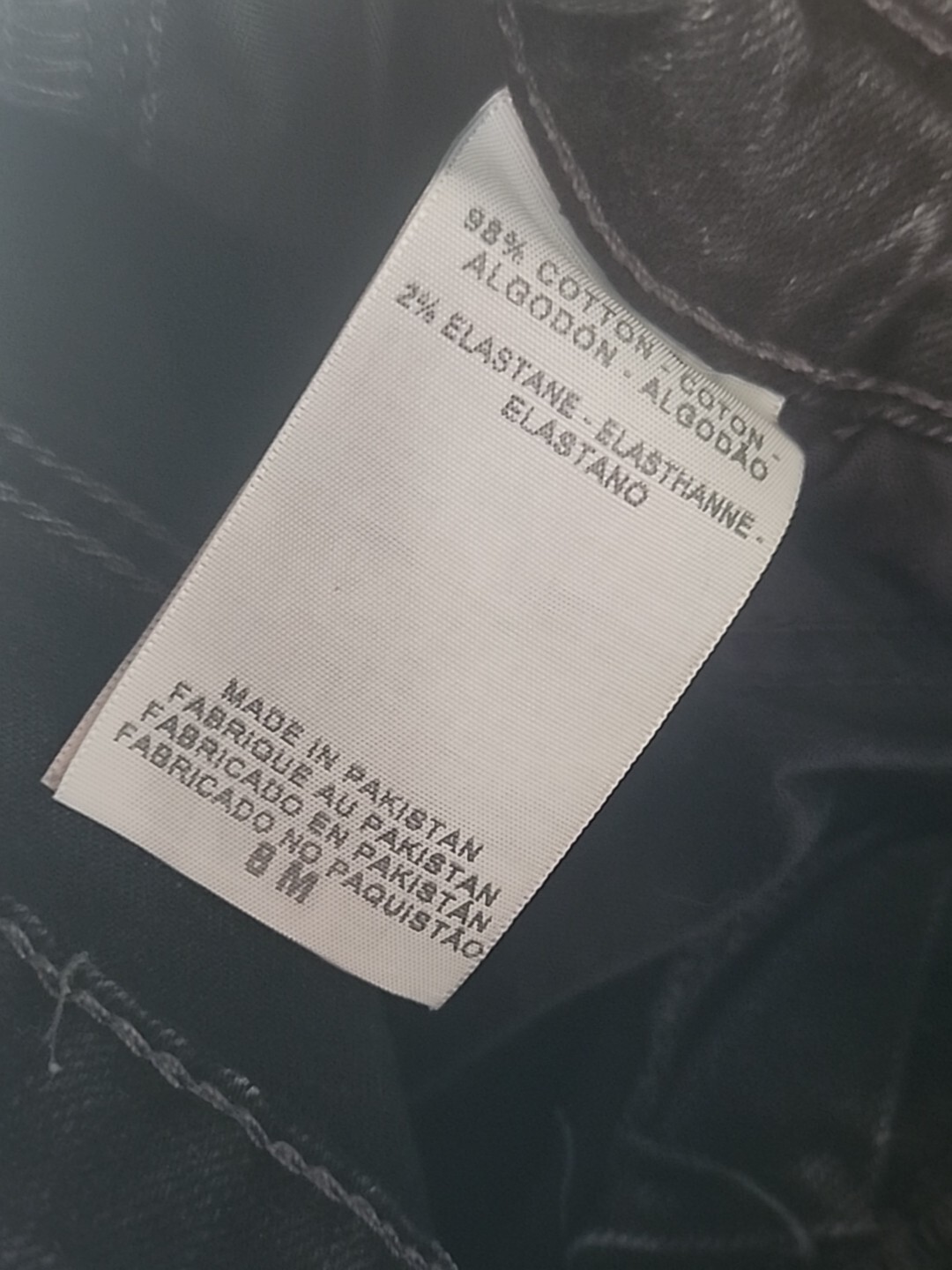 Levi's Jeans Women's Size 8M Mid Rise Skinny Black 29x28 Stretch Pockets Pre-own thumbnail 7