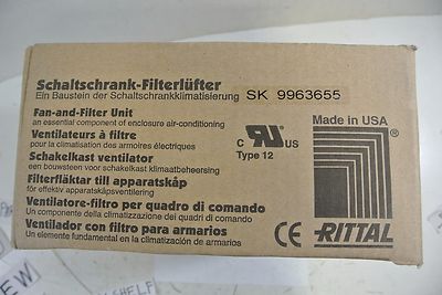 Rittal SK 9963655 Type 12 Fan and Filter Enclosure for AC Unit NEW IN BOX 