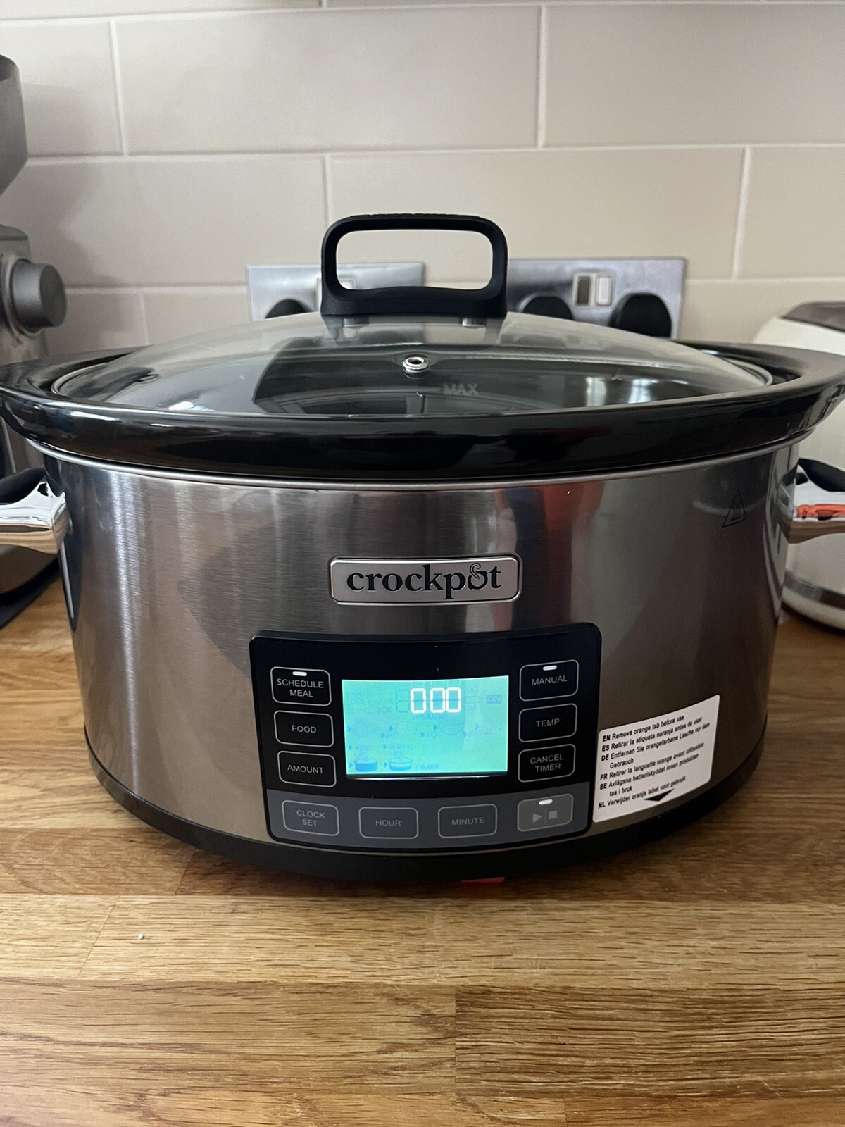 CrockPot CSC066 5.6L Slow Cooker Stainless Steel for sale online eBay