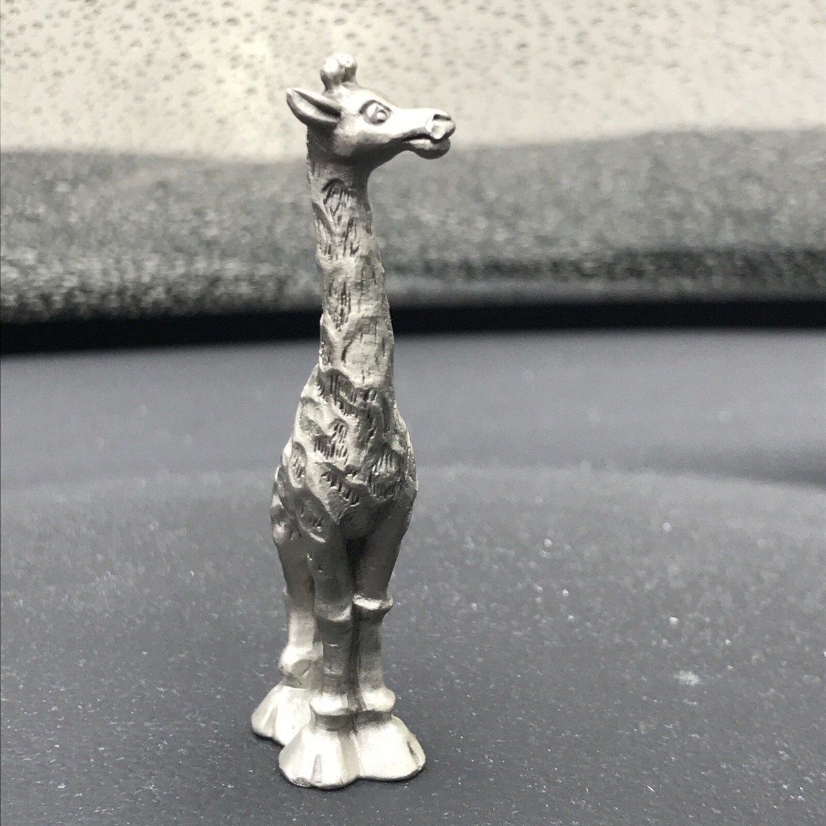 Hudson Pewter Noah's Ark Standing Giraffe Wildlife Zoo Animal