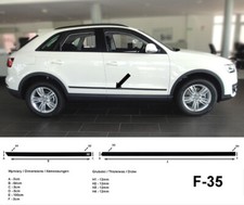 Seitenschutzleisten schwarz für Audi Q3 SUV Bj 06.2011-10.2018 Rammschutzleisten