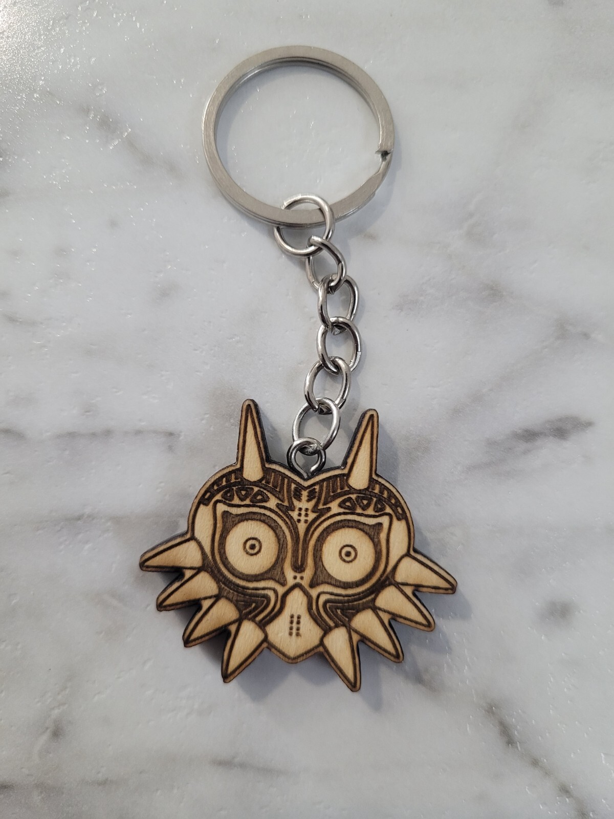 Legend of Zelda Majora's Mask Handcrafted Laser Cut Wooden Keychain | eBay