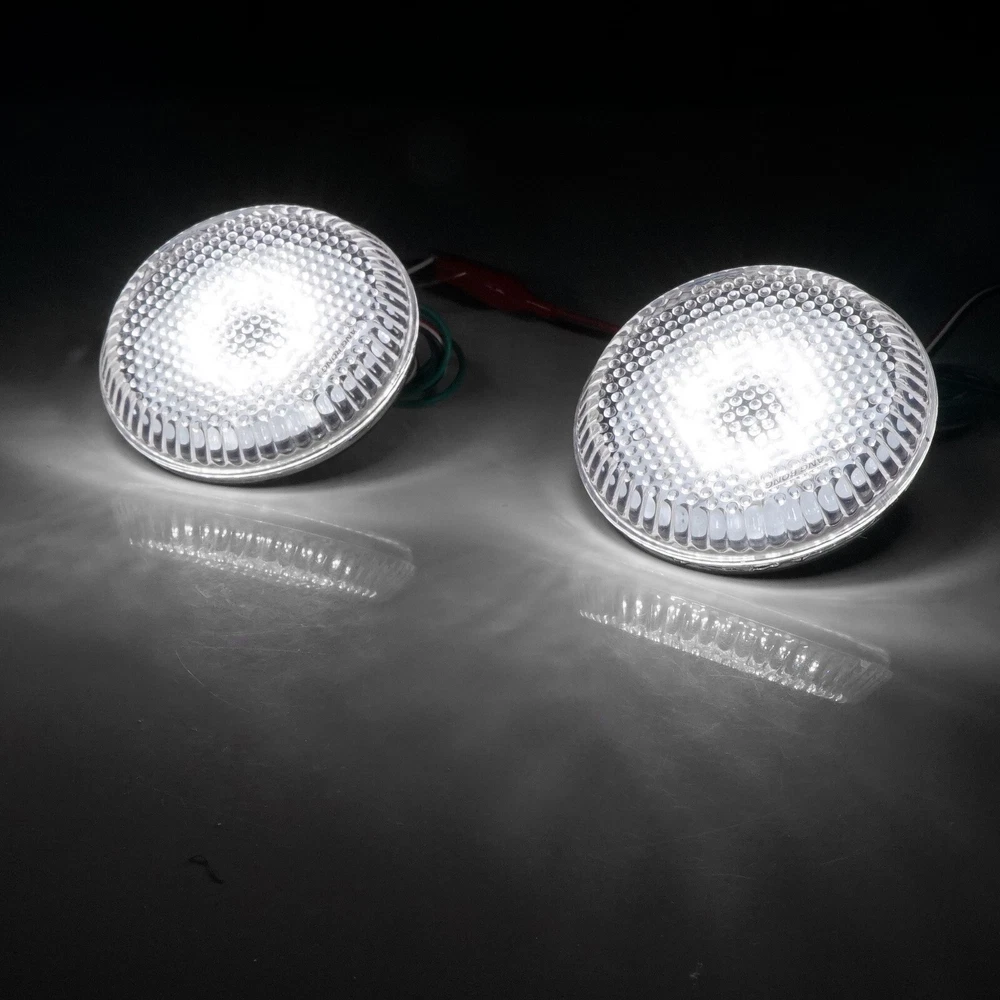 2x Clear Lens 24-SMD LED Rear Bumper Reflector Tail Brake Backup Lights fog Lamp For Toyota Corolla OEM#8191002040,81910-02040,TO2830104,6982751716192