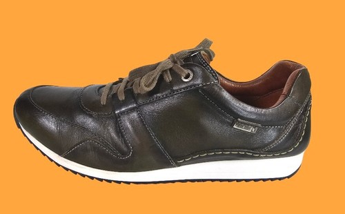 Pikolinos Mens Liverpool Green Leather Fashion Sneaker Size 44 US 10.5
