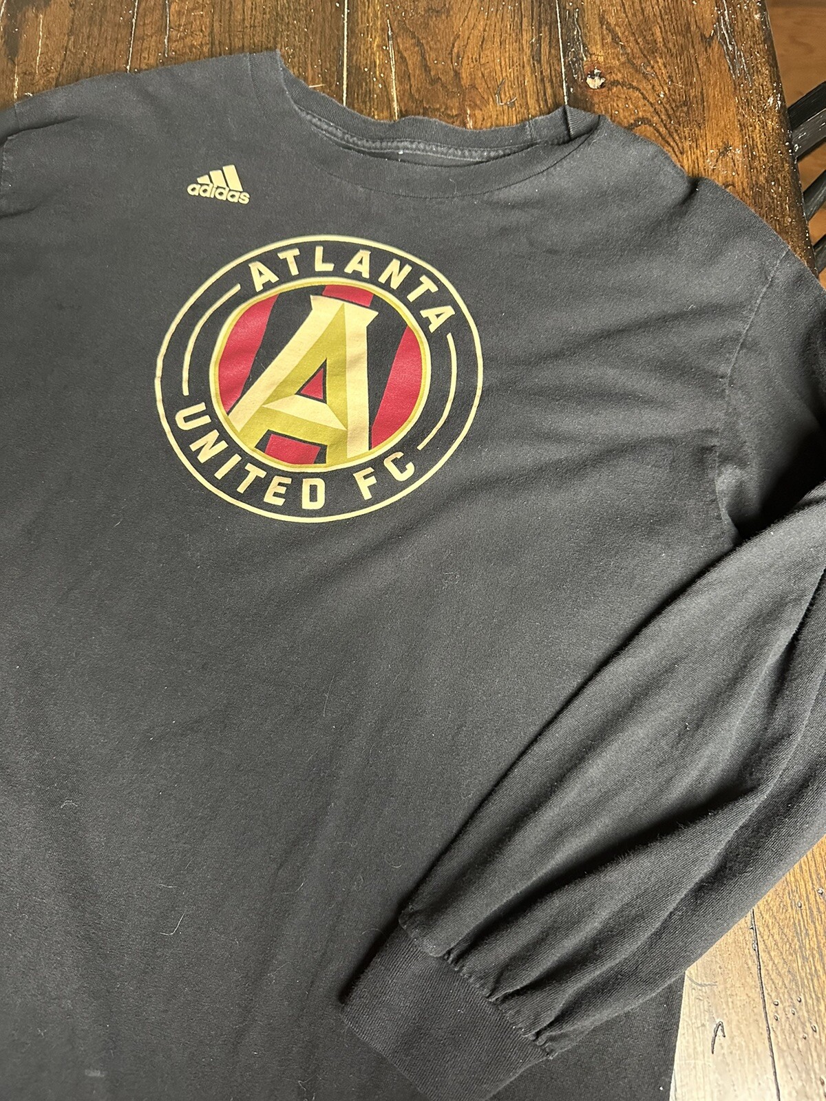 Atlanta United FC MLS Adidas Long  Sleeve T-Shirt -L
