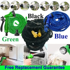 CHEAP - FLEXIBLE GARDEN HOSE EXPANDABLE EXPANDING 75FT TO 200FT WATER PIPE Spray