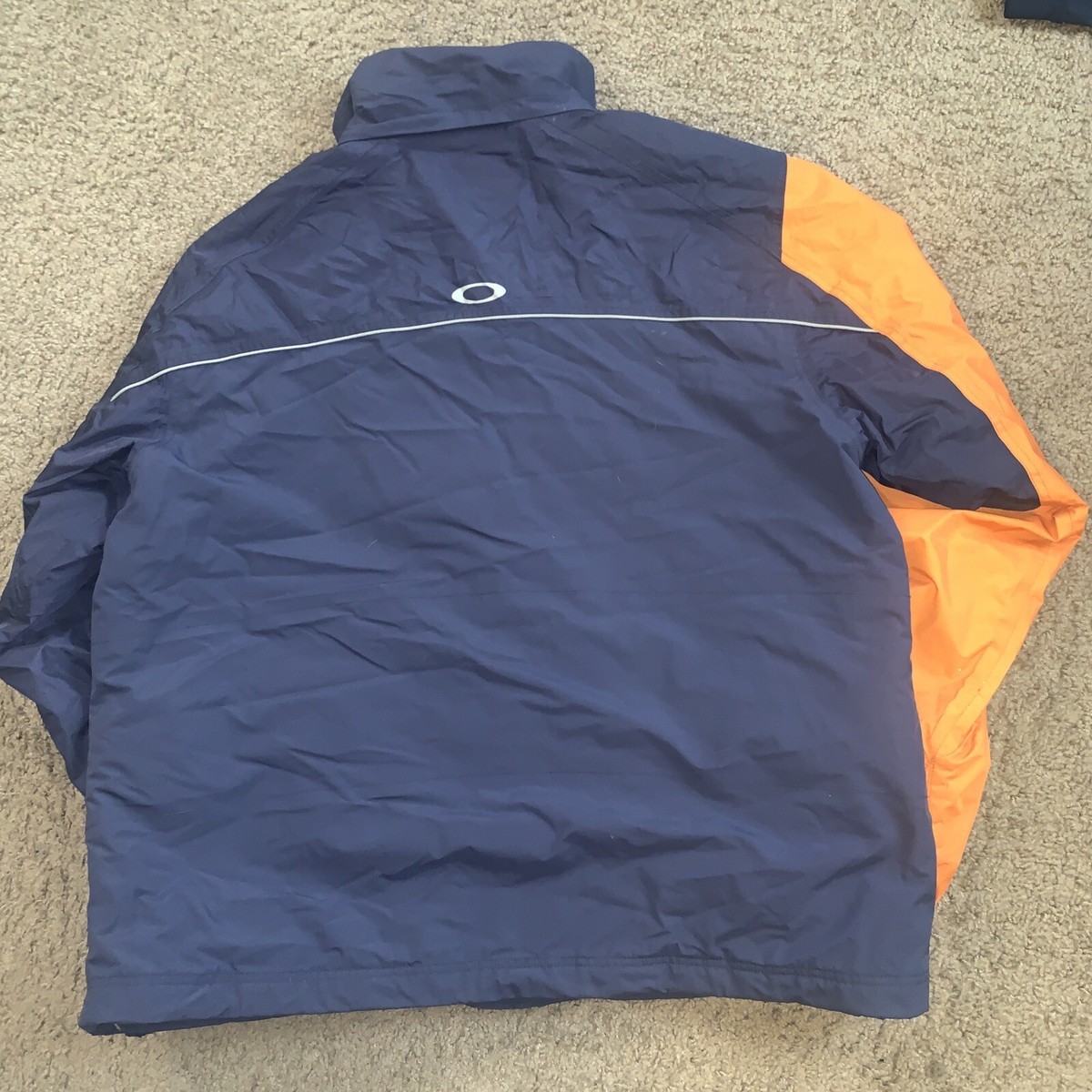 Oakley Nitro Fuel 2 Navy Ski Snowboard Jacket Coat Full Zip pocket