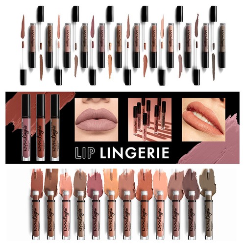 12 NYX Lip Lingerie Liquid Matte Lipstick "Pick Your 12 Color" *Joy's cosmetics* - Picture 6 of 6