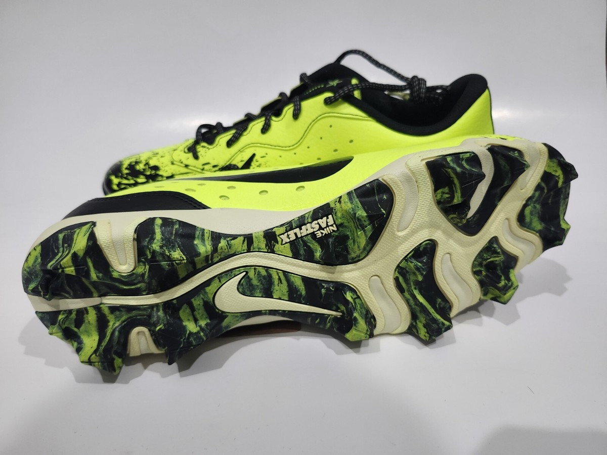 Nike Alpha Huarache 4 Keystone \'Black/Life Lime\' Men\'s Size 11.5 FV6098-001 New‎ Nike Alpha Huarache 4 Keystone Black/Life Lime FV6098-001  main image 2
