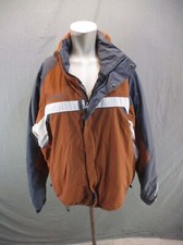 Columbia Size XL Mens Snap Full Zip Stand Collar Zip Pocket Ski Jacket 730