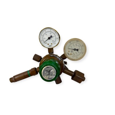 Veriflo 41500816 Oxygen Pressure Regulator Valve 3000 PSI with Dual Gauge, USA