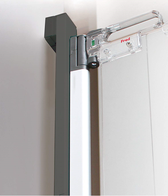 Fred universal wall and skirting fitting kit in dark grey easy installation