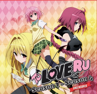 DVD ANIME TO LOVE RU SEASON 1-4 VOL.1-64 END (UNCENSORED) ENGLISH DUBBED REG ALL
